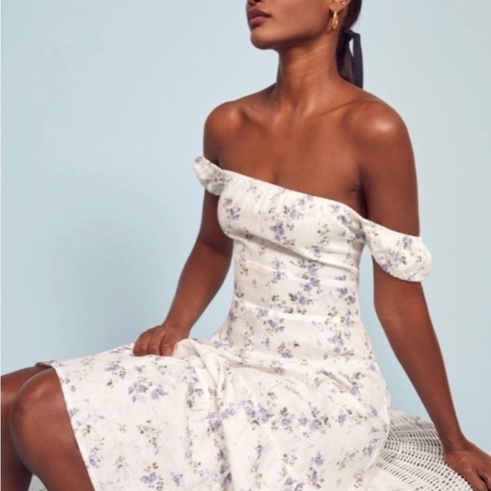 Reformation Toulouse Dress In Madeline